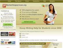 Tablet Screenshot of bestwritingservices.org